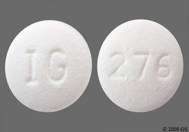 White Round 276 - Hydroxyzine Hydrochloride 25mg Tablet
