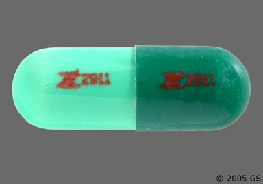 Green Capsule LOGO 2911 LOGO 2911 - Hydroxyzine Pamoate 25mg Capsule