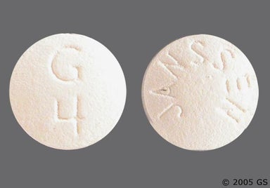 White Round G 4 And Janssen - Galantamine Hydrobromide 4mg Tablet