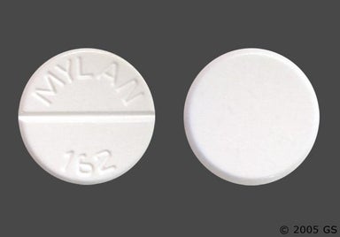 White Round MYLAN 162 - Chlorothiazide 500mg Tablet