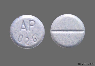 Purple Round AP 026 - Estradiol 1mg Tablet