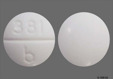 White Round 381 b - Meperidine Hydrochloride 50mg Tablet
