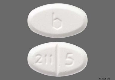 White Oval 211 5 And B - Norethindrone Acetate 5mg Tablet