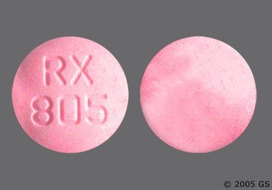Pink Round RX 805 - Fluconazole 150mg Tablet