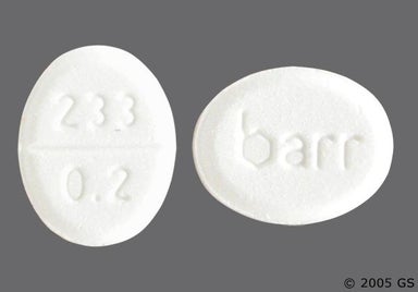 White Oval 233 0.2 - Desmopressin Acetate 0.2mg Tablet