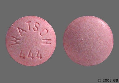 Pink Round WATSON 444 - Guanfacine Hydrochloride 1mg Tablet