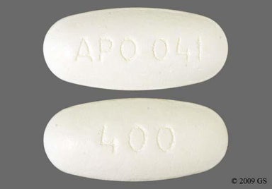 White Oblong Apo 041 And 400 - Etodolac 400mg Tablet