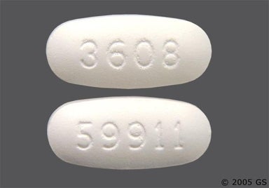 White Oblong 59911 - Etodolac 400mg Tablet