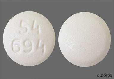 White Round 54 694 - Protriptyline Hydrochloride 10mg Tablet