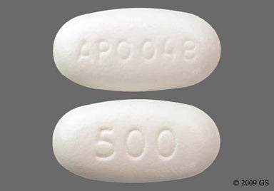 White Oval Apo 048 And 500 - Divalproex Sodium 500mg Delayed-Release Tablet