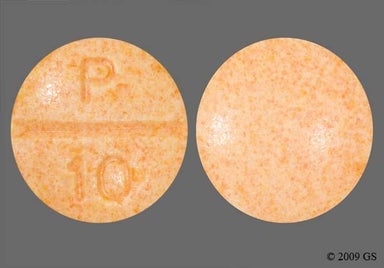 Orange Round P 10 - Propranolol Hydrochloride 10mg Tablet