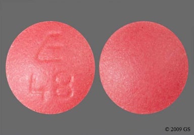 Red Round E 48 - Benazepril Hydrochloride 40mg Tablet