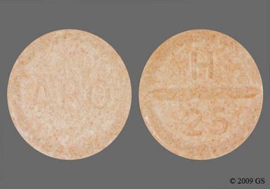 Orange Round Apo And H 25 - Hydrochlorothiazide 25mg Tablet