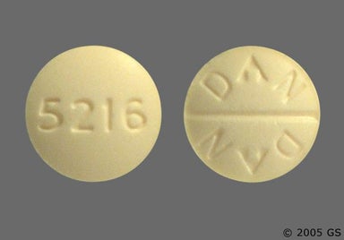 Yellow Round DAN DAN - Folic Acid 1mg Tablet