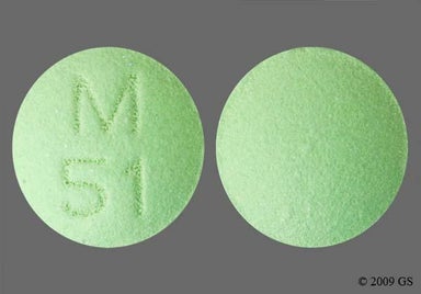 Green Round M 51 - Amitriptyline Hydrochloride 25mg Tablet