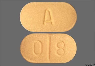 Yellow Oblong 0 8 And A - Mirtazapine 15mg Tablet