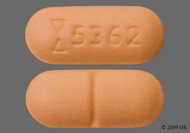 Orange Oblong LOGO 5362 - Benazepril Hydrochloride/Hydrochlorothiazide 20mg-12.5mg Tablet