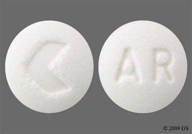 White Round LOGO - Acarbose 25mg Tablet