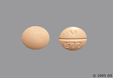 Peach Round M 577 - Amiloride Hydrochloride/Hydrochlorothiazide 5mg-50mg Tablet