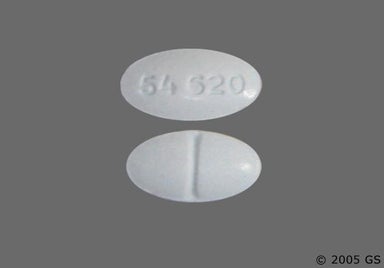 Blue Oval 54 620 - Triazolam 0.25mg Tablet