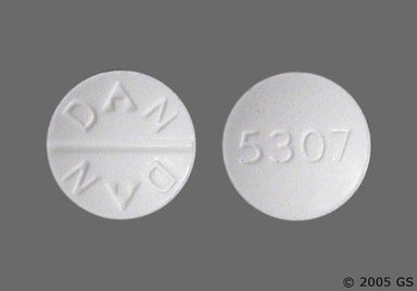 White Round DAN DAN - Promethazine Hydrochloride 25mg Tablet