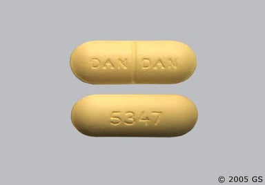 Yellow Oblong DAN DAN - Probenecid 500mg Tablet