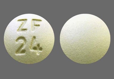 Green Round ZF 24 - Ropinirole Hydrochloride 1mg Tablet