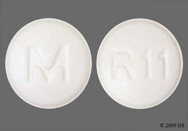 White Round R11 - Risperidone 1mg Tablet