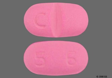 Pink Oblong 56 And C - Paroxetine Hydrochloride 20mg Tablet