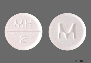 White Round MH 2 - Midodrine Hydrochloride 5mg Tablet