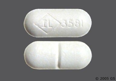 White Oblong Logo 3581 - Theophylline 300mg Extended-Release Tablet