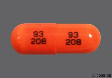 Orange Capsule 93 208 93 208 - Galzin 50mg Capsule