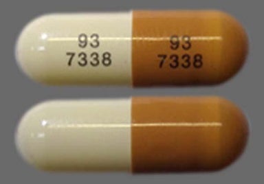 Orange, Beige, Brown Capsule 93 7338 93 7338 - Tamsulosin Hydrochloride 0.4mg Capsule
