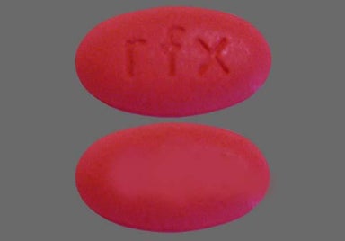 Pink Oval Rfx - Xifaxan 550mg Tablet