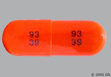 Orange Capsule 93 39 93 39 - Gabapentin 300mg Capsule