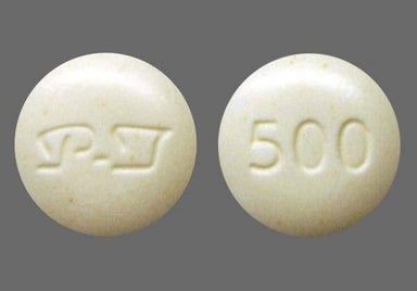 White Round P-T - Neomycin Sulfate 500mg Tablet