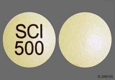 Beige Round SCI 500 - Nisoldipine 8.5mg Extended-Release Tablet