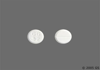 White Round GG 92 - Lorazepam 1mg Tablet