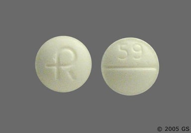 White Round LOGO - Lorazepam 1mg Tablet
