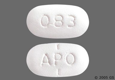 White Oval 083 - Paroxetine Hydrochloride 20mg Tablet