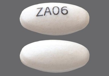 White Oval ZA06 - Divalproex Sodium 500mg Delayed-Release Tablet