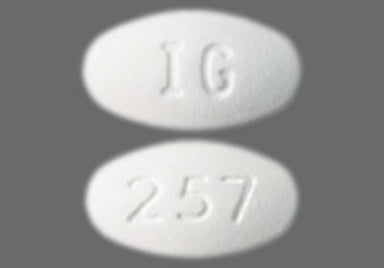 White Oval 257 - Nabumetone 500mg Tablet