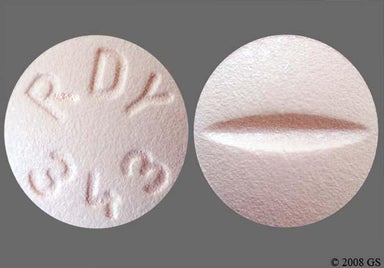 Pink Round RDY 343 - Citalopram Hydrobromide 20mg Tablet