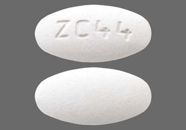 White Oval ZC44 - Pravastatin Sodium 40mg Tablet