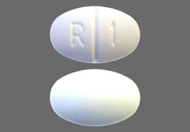 White Oval R 1 - Rymed 10mg-2mg Tablet