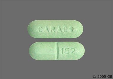 Green Oblong CARACO - Guaifenesin 600mg Extended-Release Tablet