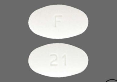 White Oval 21 - Alendronate Sodium 70mg Tablet