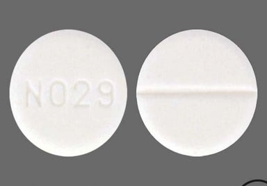 White Round N029 - Baclofen 10mg Tablet