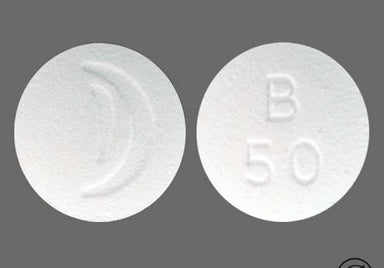 White Round LOGO - Bicalutamide 50mg Tablet