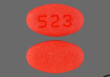 Red Oval 523 - Cefpodoxime Proxetil 200mg Tablet